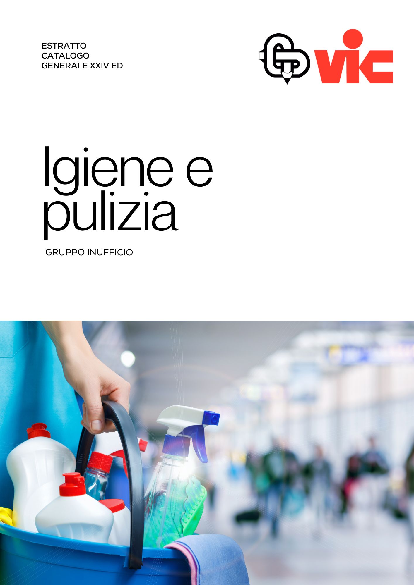 Copertina del catalogo igiene e pulizia