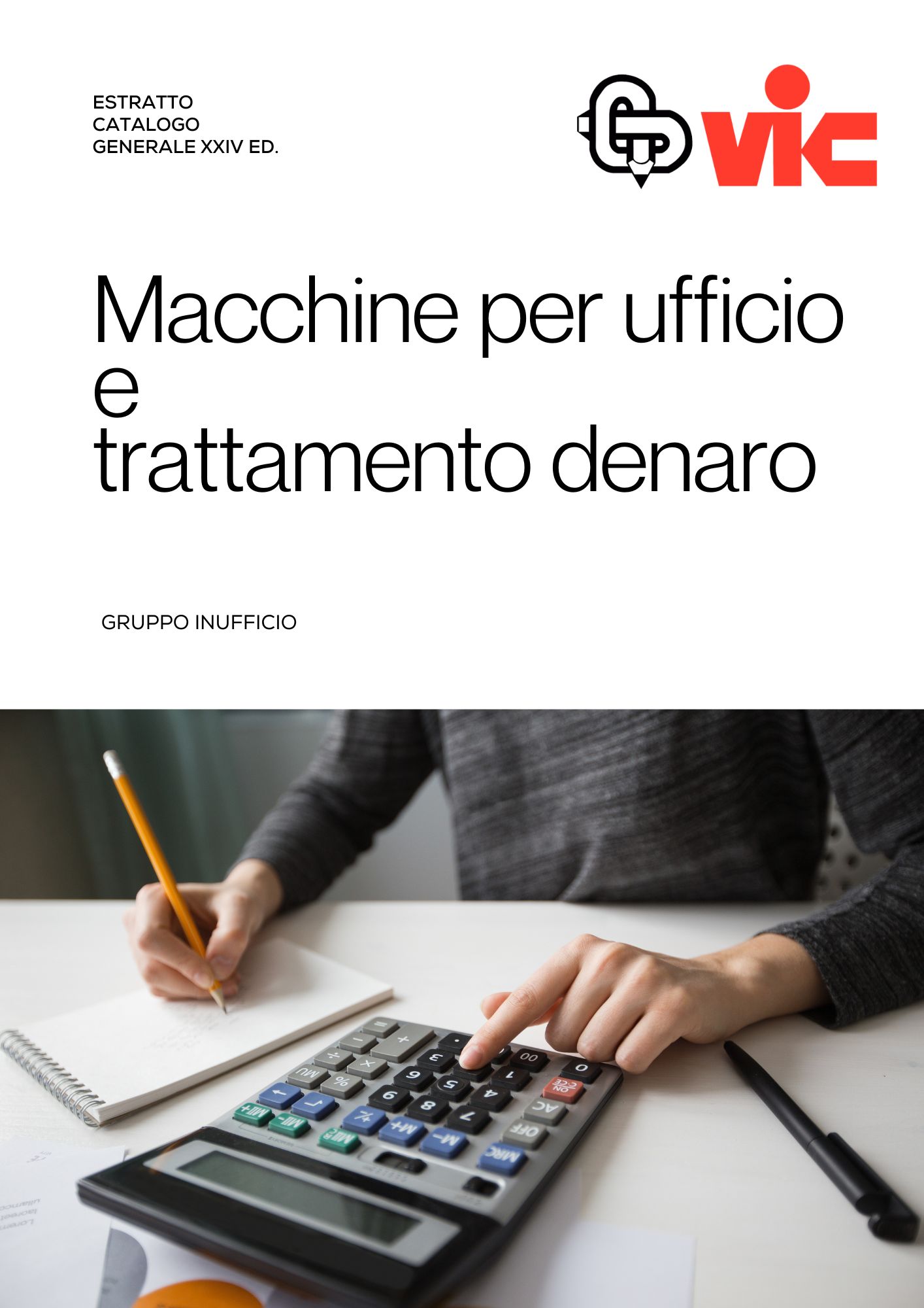 Copertina del catalogo macchien per ufficio