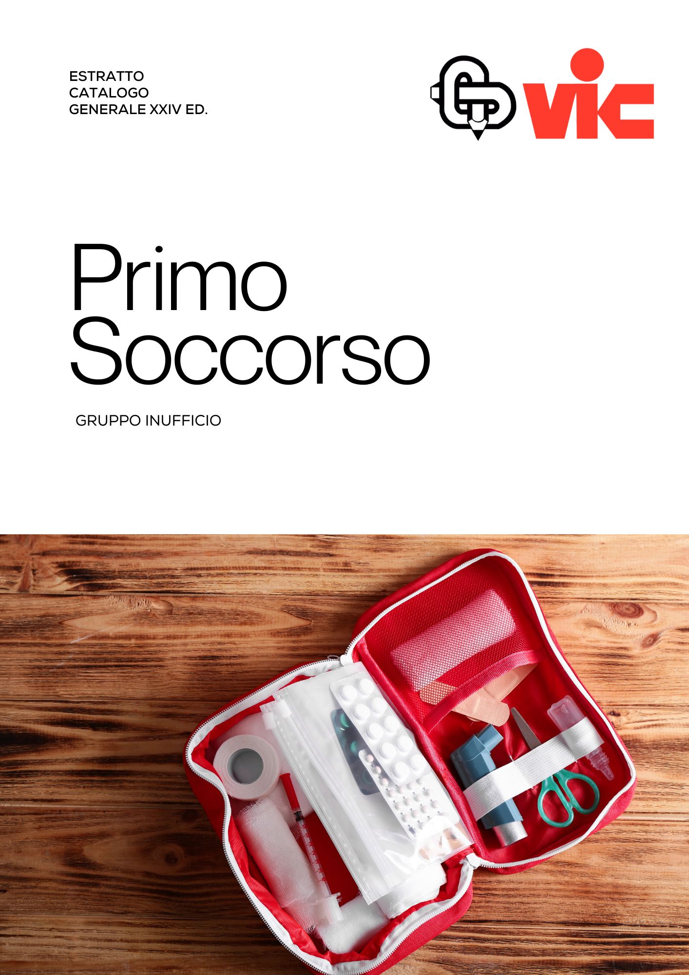 Copertina del catalogo primo soccorso