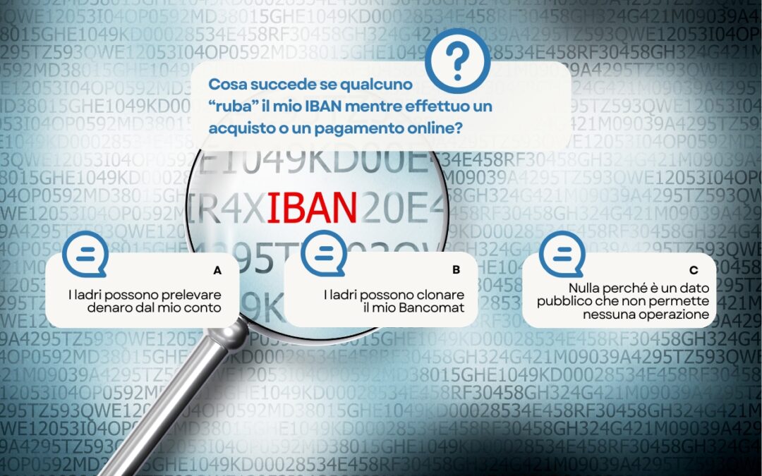 Cosa succede se qualcuno “ruba” il mio IBAN?